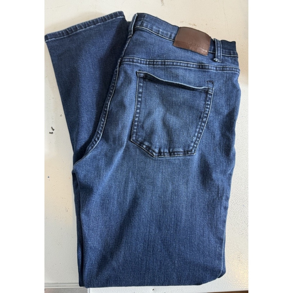 Jachs New York Men's Comfort Stretch Denim Jeans 5-Pocket Dark Blue Sz 36x32